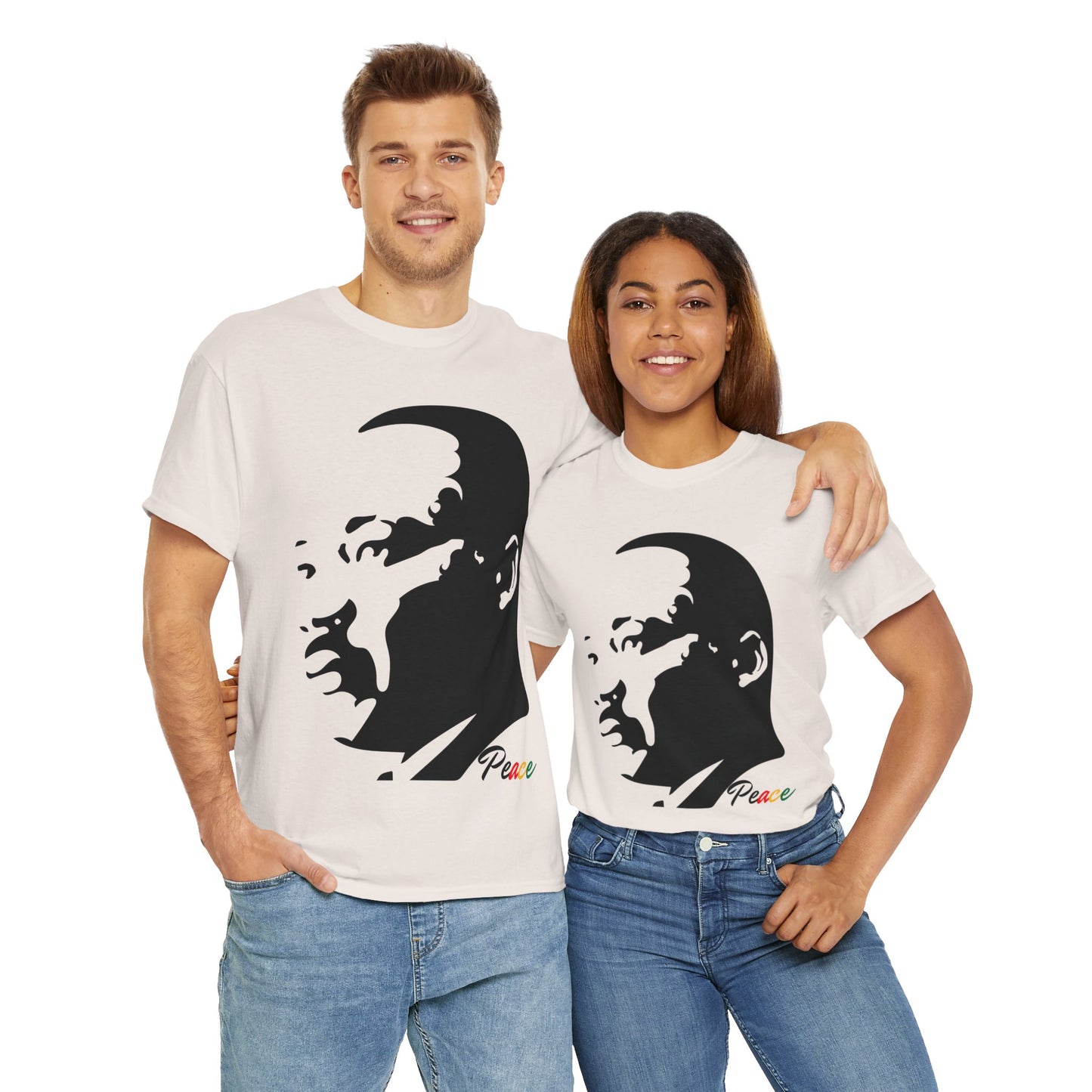 MLK Peace Unisex Heavy Cotton Tee