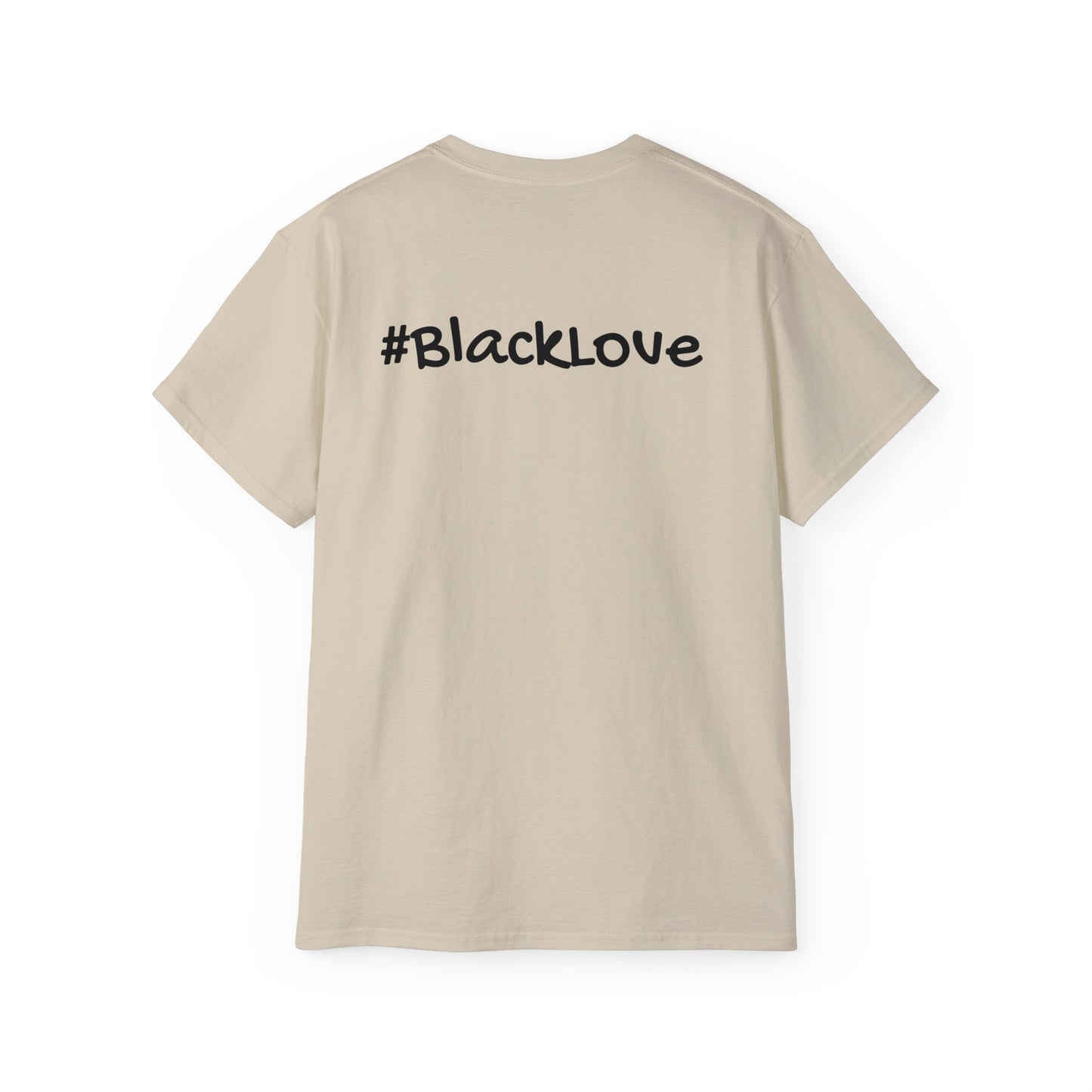 Unisex Black Love Cotton Tee
