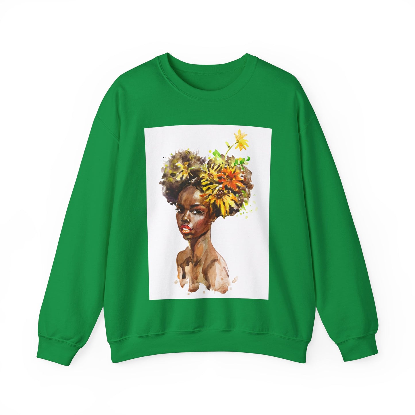 Unisex Black Girl Artwork Crewneck Sweatshirt