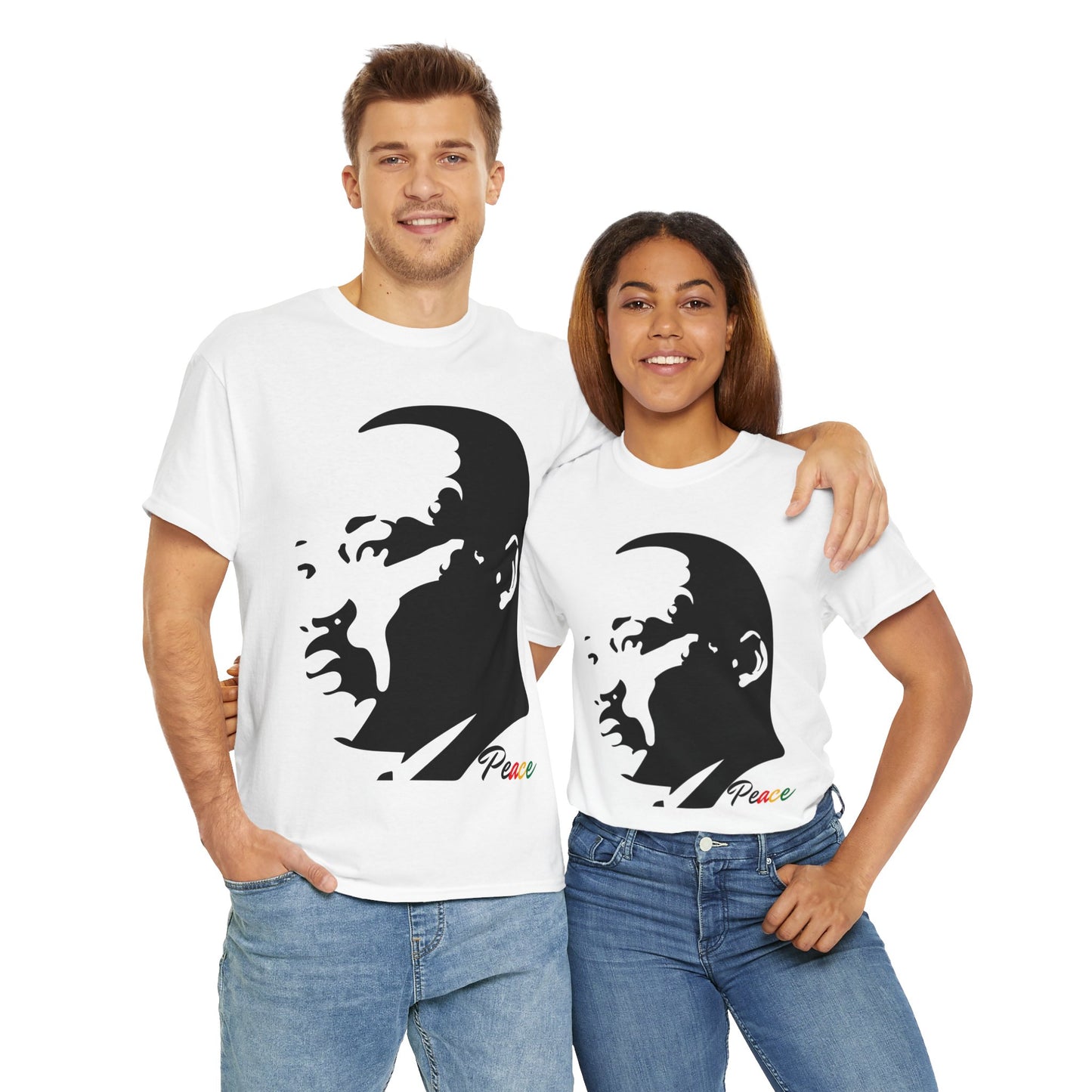 MLK Peace Unisex Heavy Cotton Tee