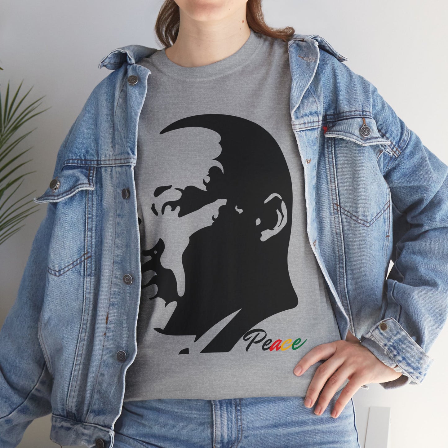 MLK Peace Unisex Heavy Cotton Tee