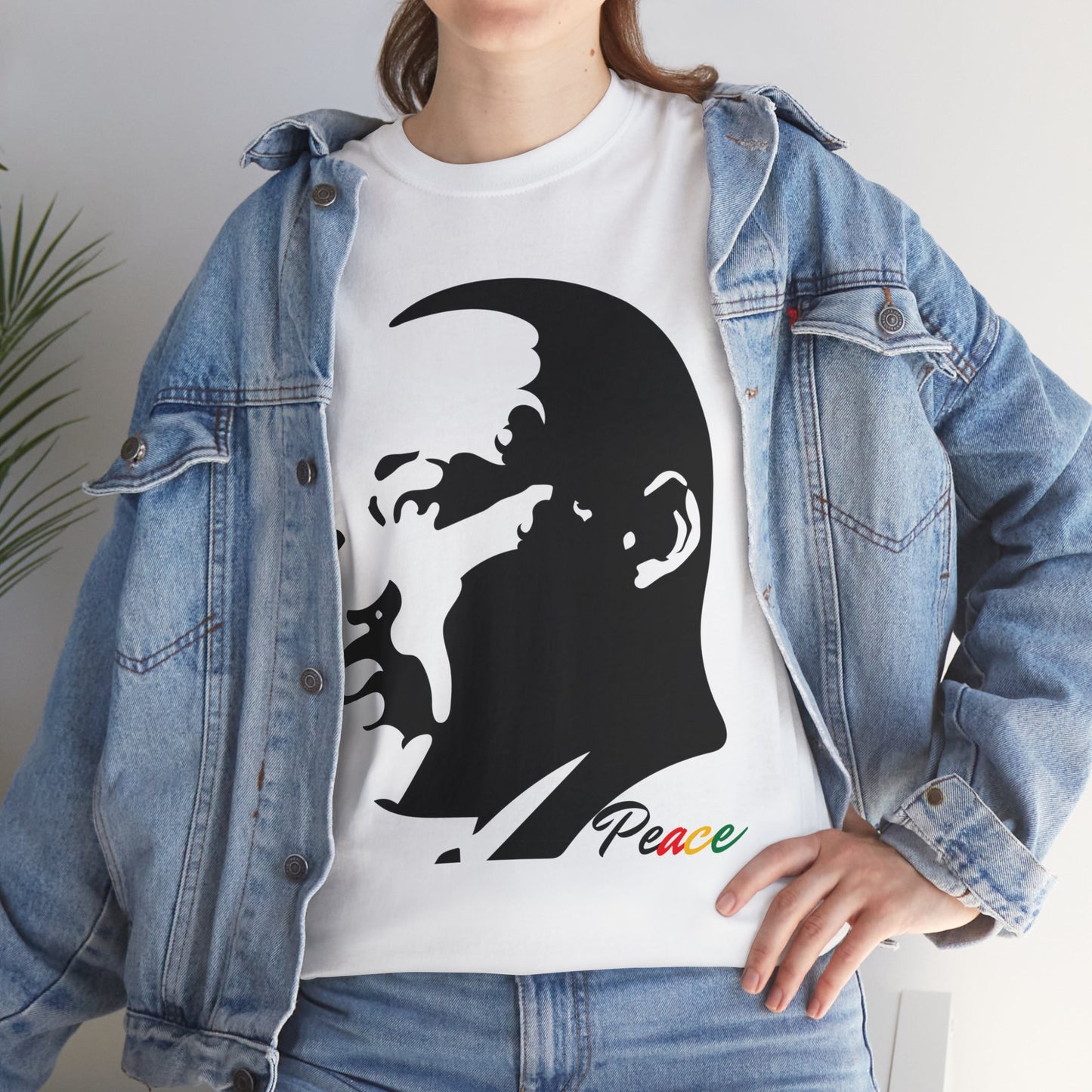 MLK Peace Unisex Heavy Cotton Tee