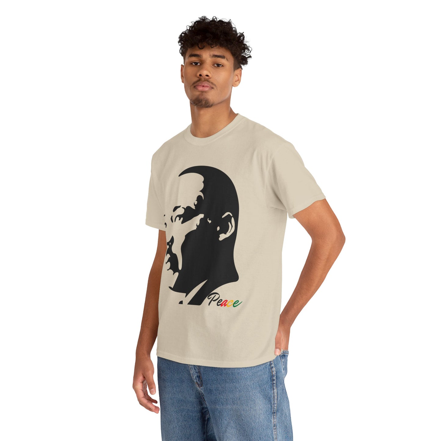 MLK Peace Unisex Heavy Cotton Tee