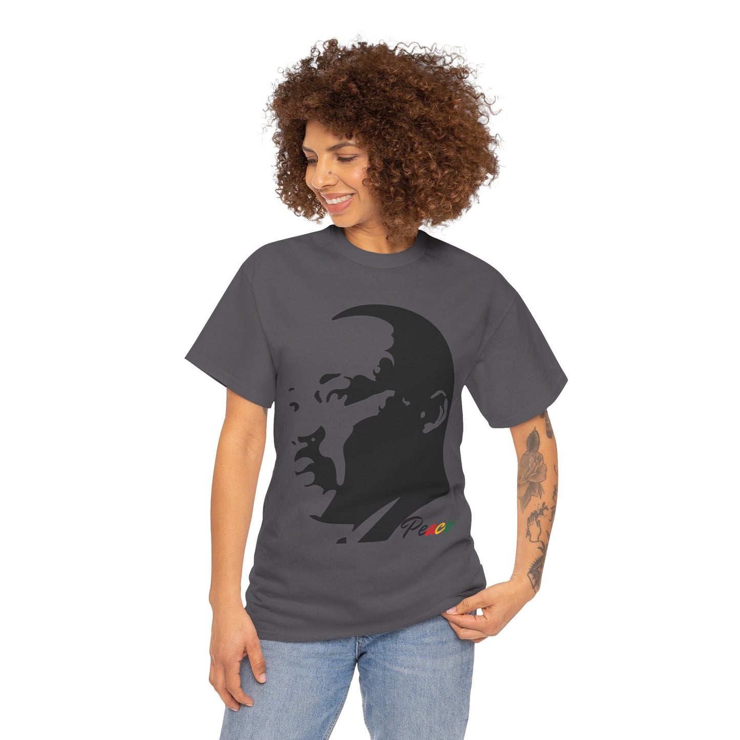 MLK Peace Unisex Heavy Cotton Tee