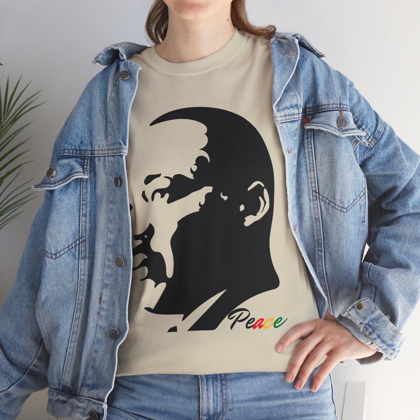 MLK Peace Unisex Heavy Cotton Tee