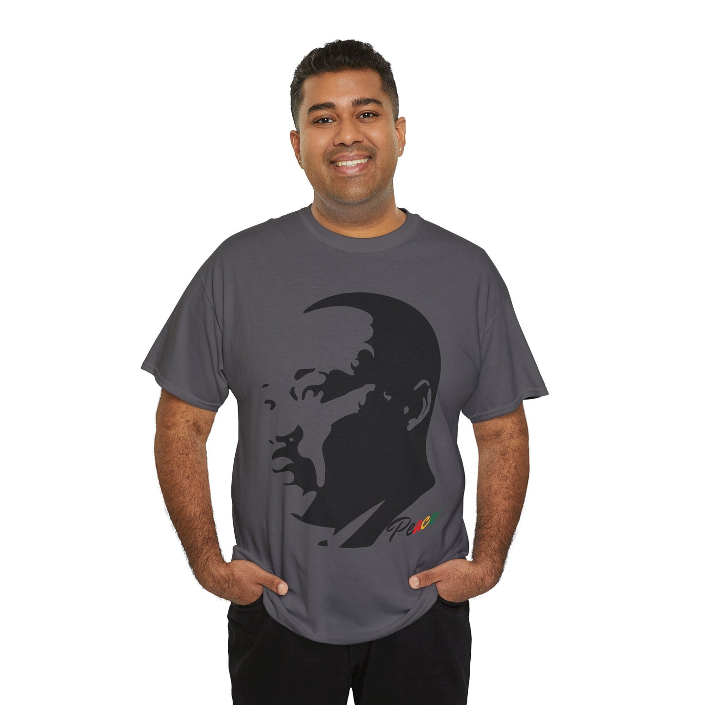 MLK Peace Unisex Heavy Cotton Tee