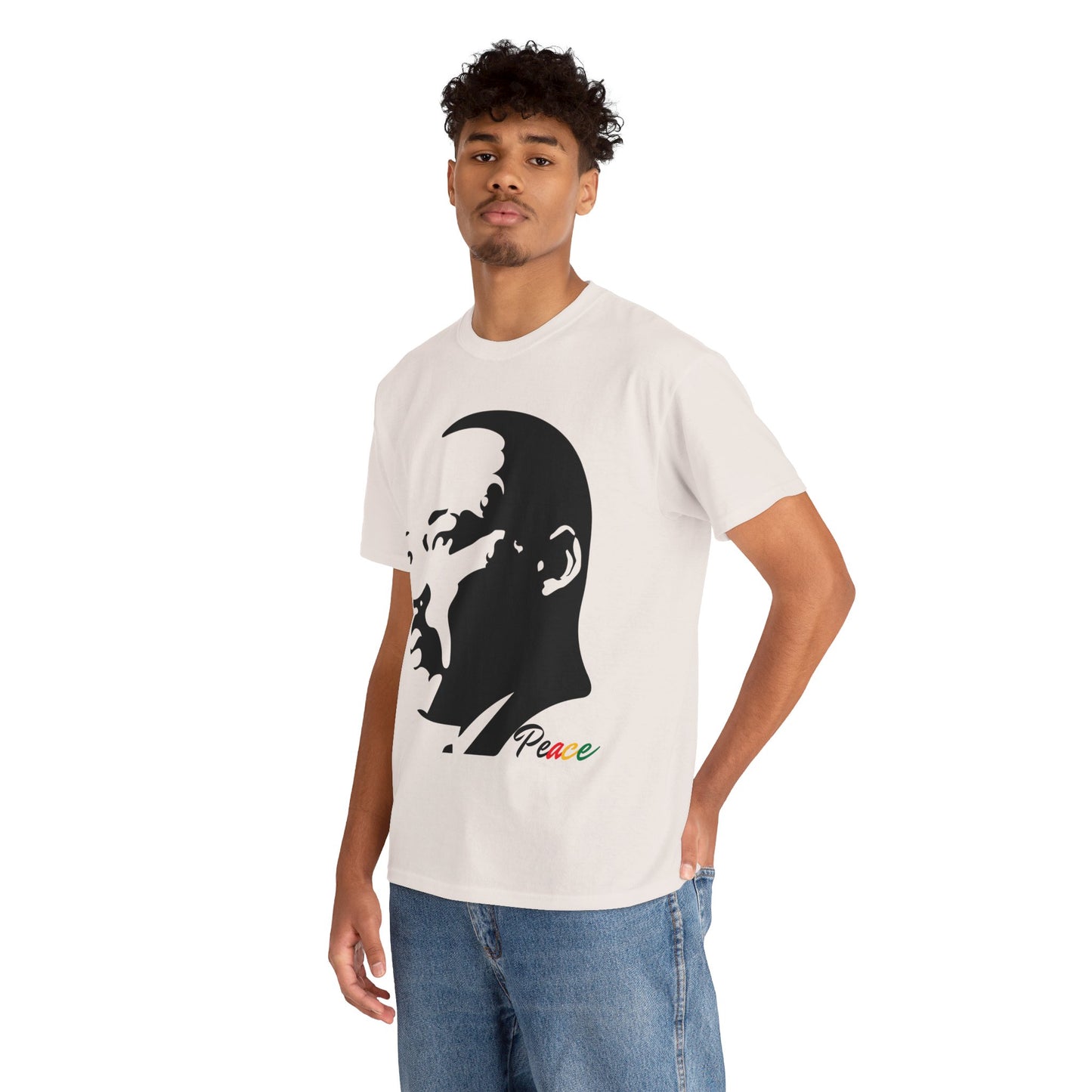 MLK Peace Unisex Heavy Cotton Tee